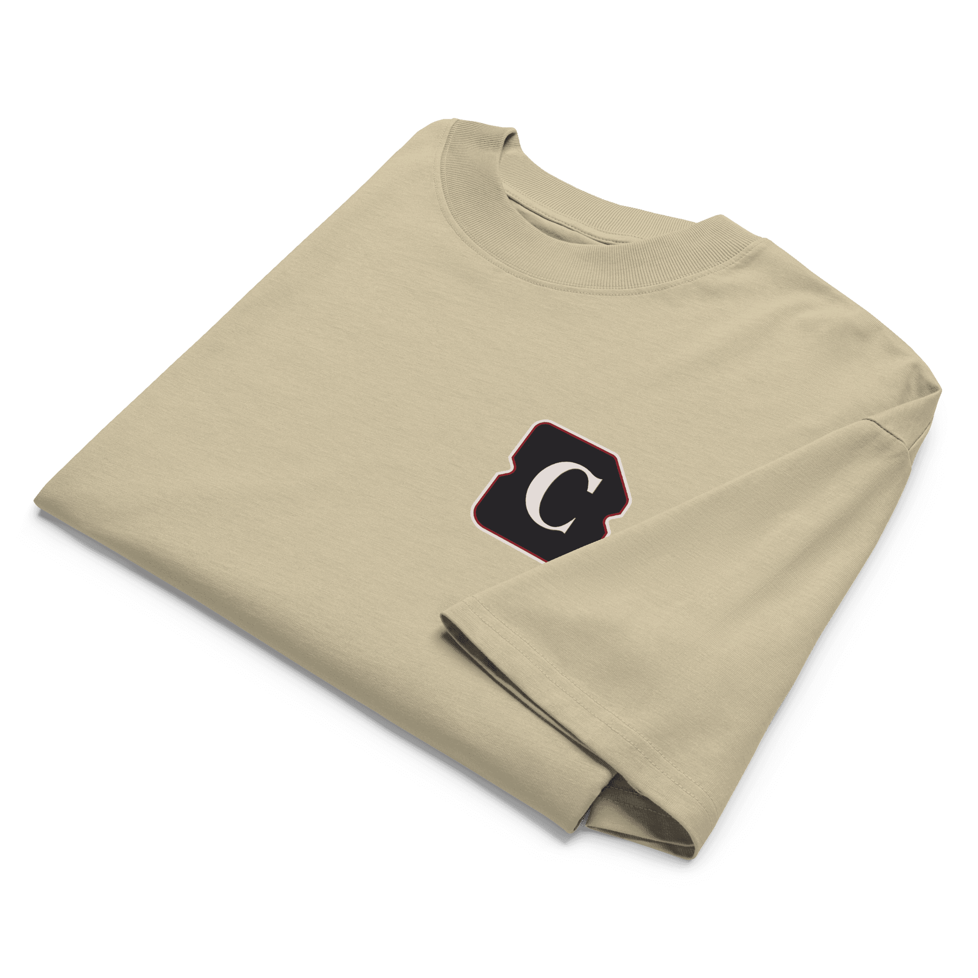 Close view of Campagne Tab Tee Stone