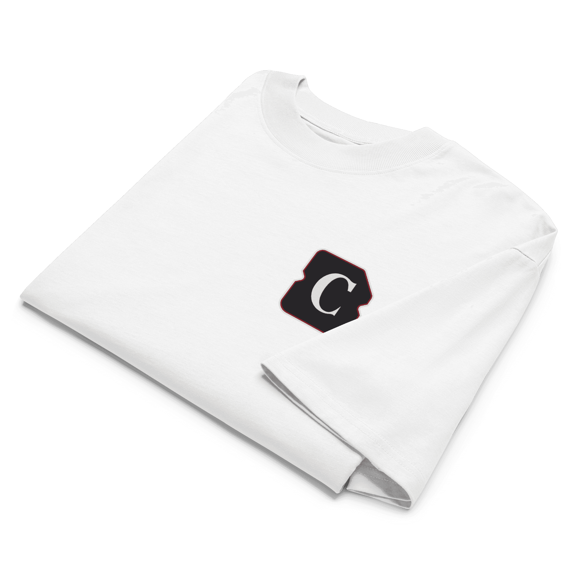 Close view of Campagne Tab Tee White