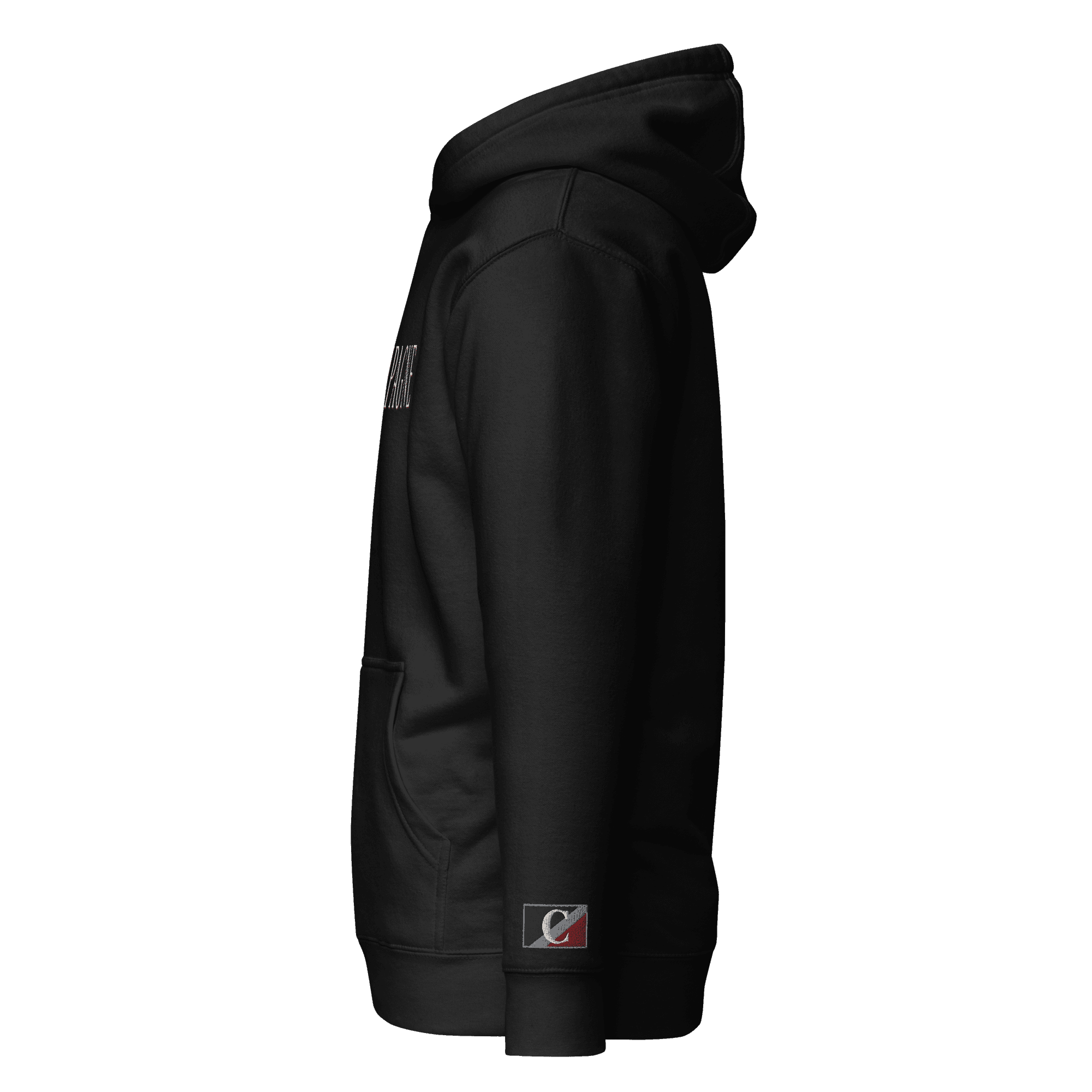Alternate Campagne Wordmark Hoodie Black view