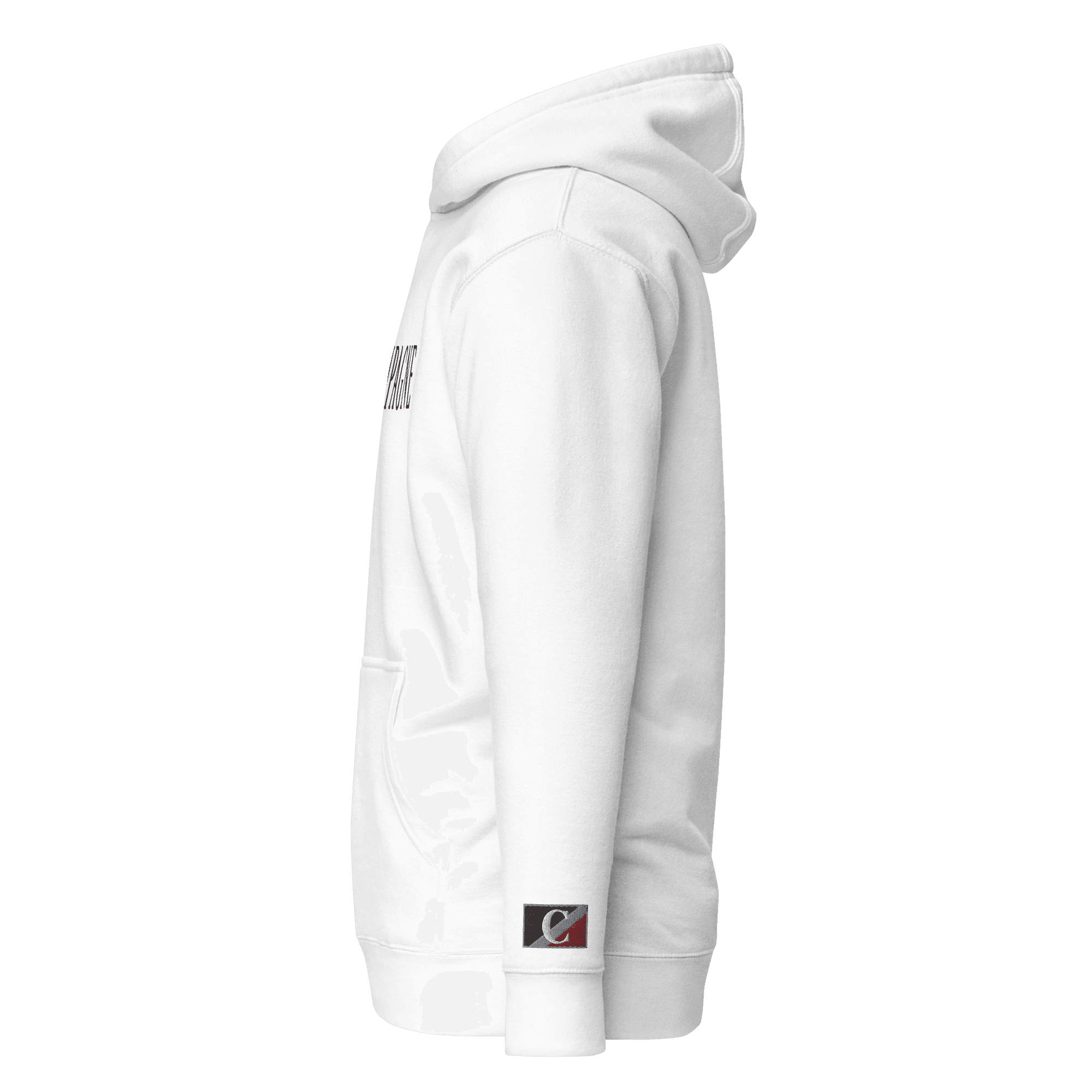 Alternate Campagne Wordmark Hoodie White view