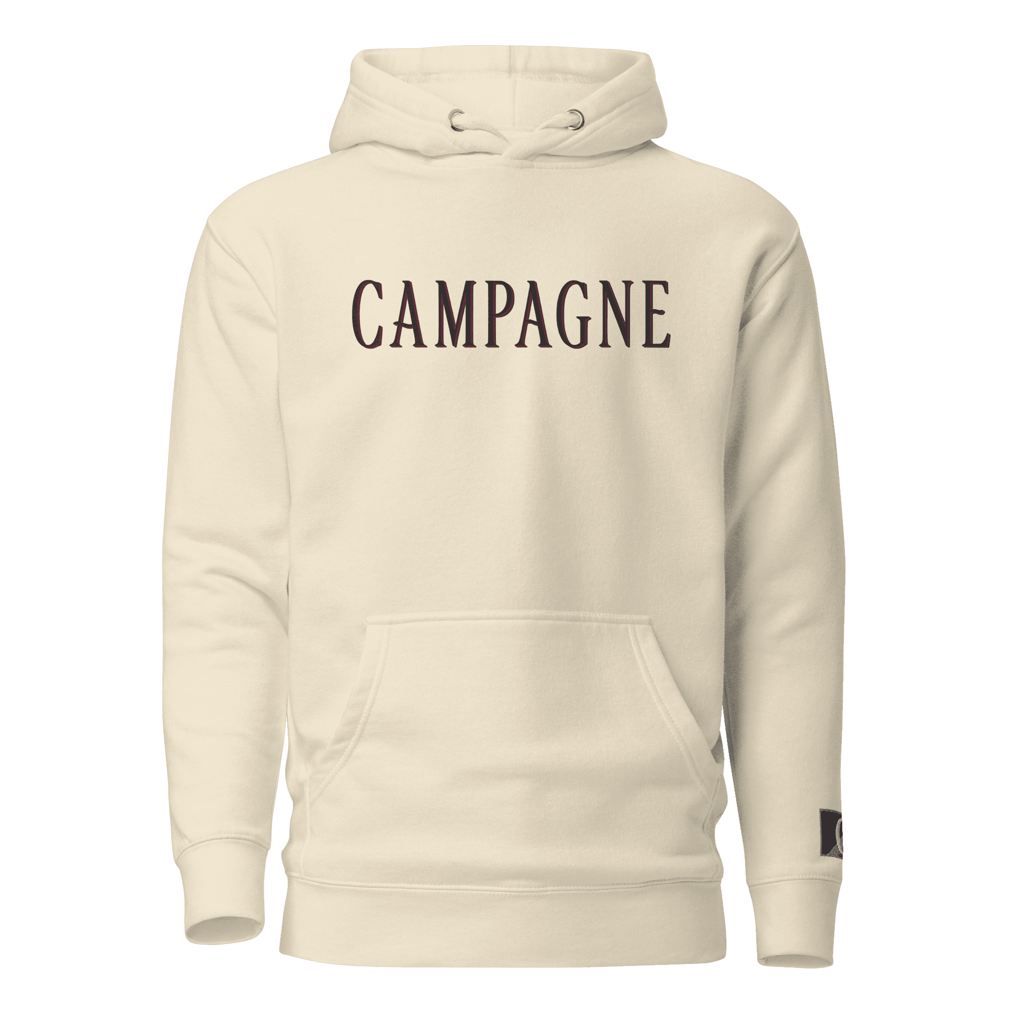 Bone Premium Wordmark Hoodie, front product view